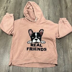 Zara girls frenchie hoodie!